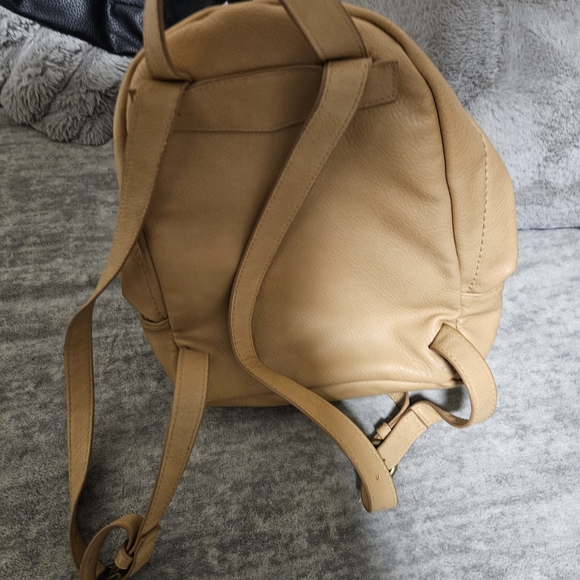 Mini Tan Backpack - Picture 2 of 3